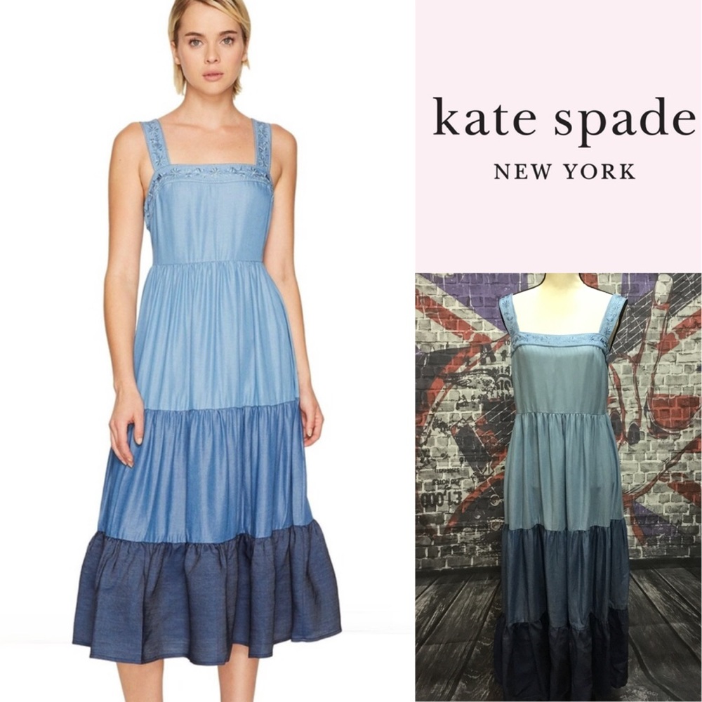 Nwts Kate Spade chambray Patton Dress